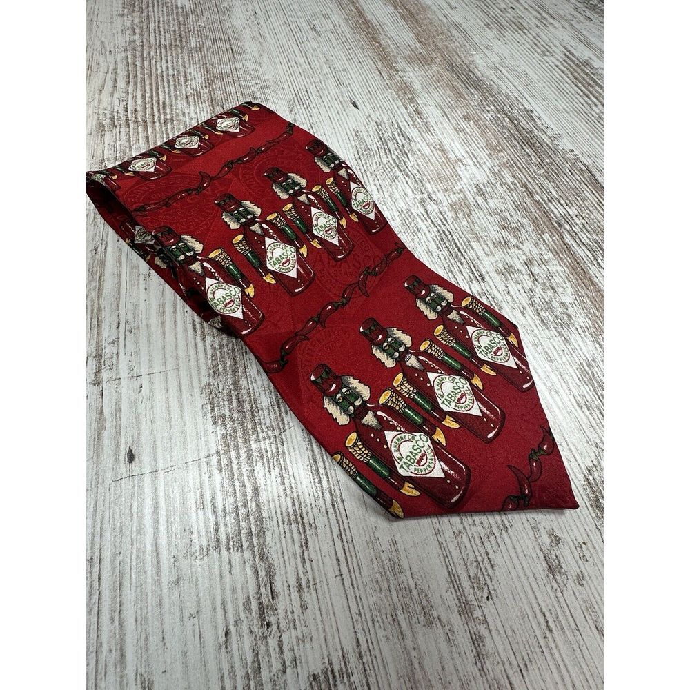 TABASCO Hot Sauce‎  Men's 100% Silk Neck Tie